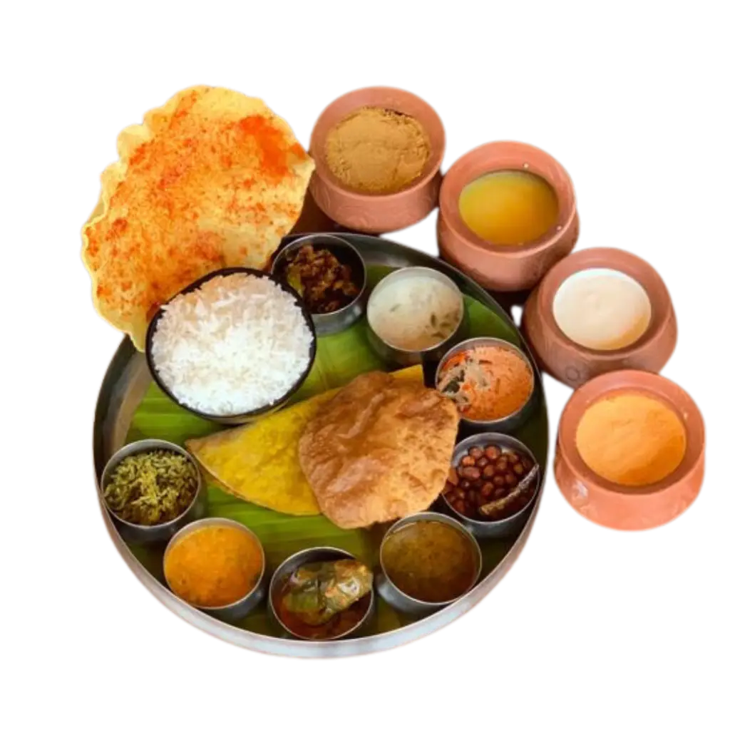 South Indian Traditional Village Thaali